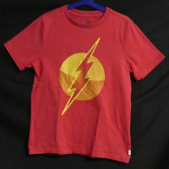 GAP KIDS - DC Comics | medium | Flash Red Short Sleeve The Flash Graphic Tee - Picture 1 of 13